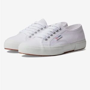 Superga White Canvas Shoes 2750 COTU Classic Sneaker